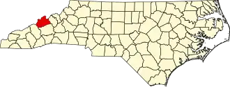 State map highlighting Madison County