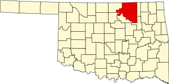 Osage County map