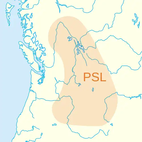 Map of Plateau Sign Language