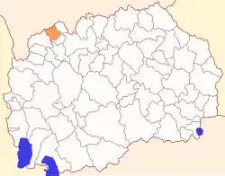 Location of Municipality of Tearce