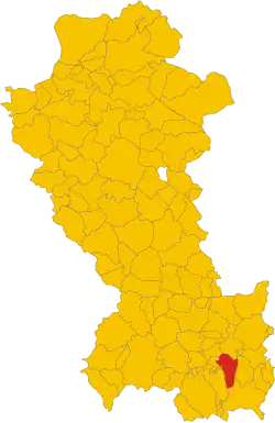 Francavilla within the Province of Potenza