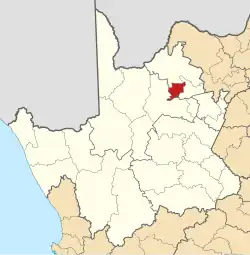 Location in the Northern Cape