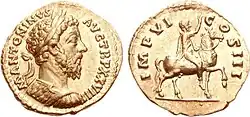 Aureus of Marcus Aurelius