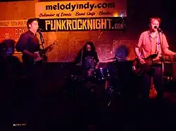 Marmoset playing at the Melody Inn in 2008