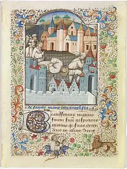 Martyrdom of St Mark the Evangelist. Paris, 1443-1445 (CBL W 082, f.270r)