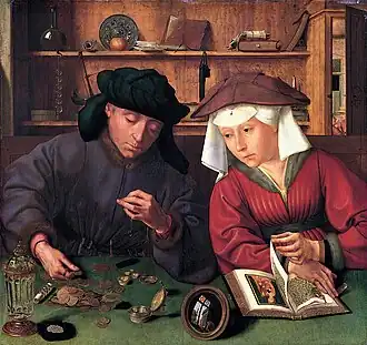 Matsys, The Moneylender and his Wife