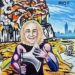 Riot, Rock City as "Riot, Rock City (allegory to H. C. Strache and the music album of the same name"), 2016[3]