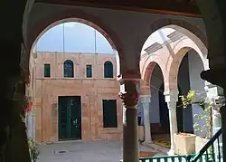 Court of the mausoleum