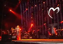 Mayada El Hennawy during the Mawazine festival