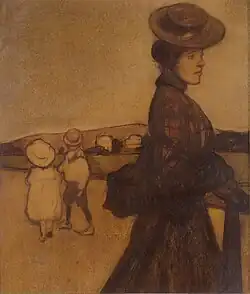 Maxime Dethomas: The Governess (c. 1901). Hermitage Museum, St. Petersburg.