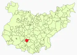 Location in Badajoz