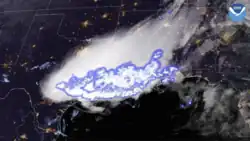 Satalite data including April 29, 2020 megaflash