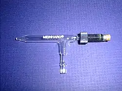 A Meinhard glass concentric nebulizer.