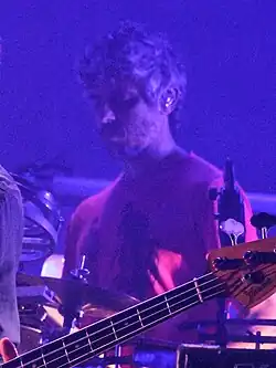 Refosco performing with Atoms for Peace in 2013