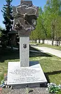 Memorial near Narewka parish church