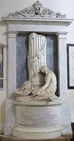 Memorial to Brownlow Cust, 1st Baron Brownlow by Richard Westmacott