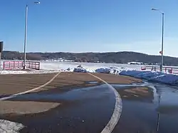 Western docks in winter