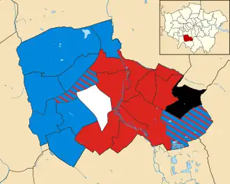Merton 1990 results map
