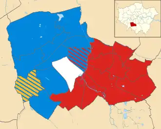 Merton 2010 results map