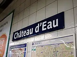 Platform signage
