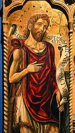 Close Up of John the Baptist