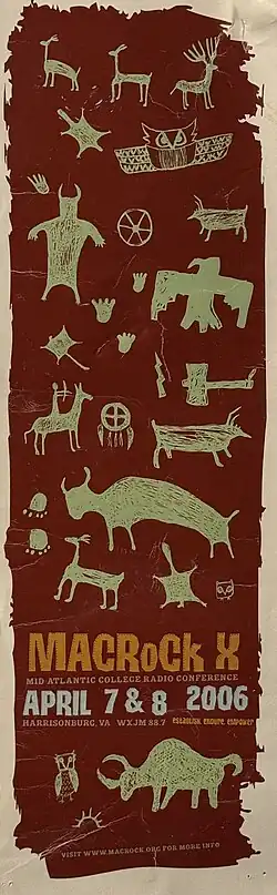 Poster for MACRoCK 2006 Harrisonburg, VA