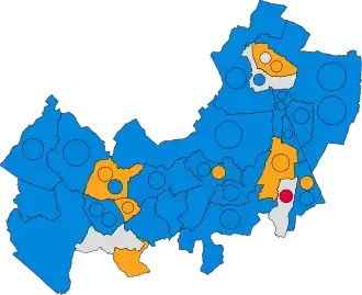 2003 results map