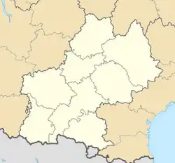 LFCK is located in Midi-Pyrénées