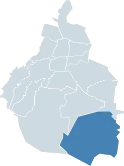 Milpa Alta within Mexico City