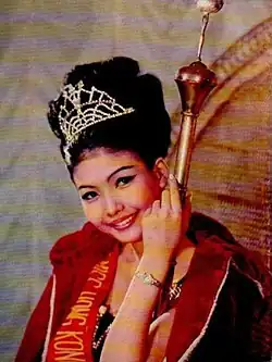 Ma Ka Wai, the champion of the 1966 Miss Hong Kong pageant