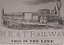 Image 20The Missouri-Kansas-Texas Railroad – the "Katy" – was the first railroad to enter Texas from the north (from History of Texas)