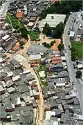 The Favela Monte Azul seen from above.