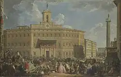 Montecitorio Panini by Giovanni Paolo Pannini, c. 1747
