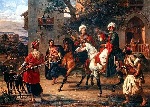 Departure on the Falcon Hunt