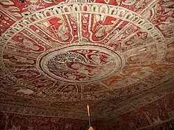 Ceiling vault with depiction of Buddha