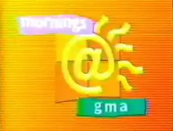 An image with an orange background. The show title is displayed all over the image.