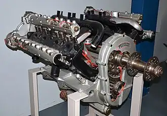 Peugeot 8Aa, aircraft engine, 1916