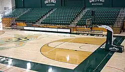 Cal Poly University's Mott Athletics Center in San Luis Obispo, Calif., home to NCAA basketball, volleyball and wrestling events, is shown in 2015.