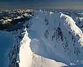 Aerial view of summit from north