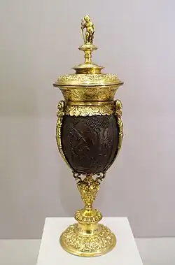 Cup with Scenes from the Story of Samson, Hans Peter Muller, Germany, c. 1600, silver-gilt, Busch-Reisinger Museum, Harvard