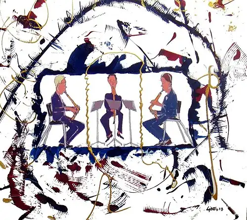 Mozart Divertimento for 3 Basset Horns (Kay Lipton - "Art Informed By Music")