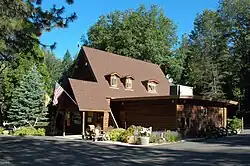Reception of a KOA campground in Shingletown, California