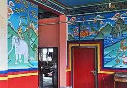 Murals at Lippa Monastery