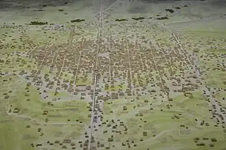 maquette of Durocortorum at the height of the Roman period,