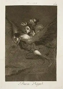 Capricho No. 64: Buen viaje (Bon voyage)