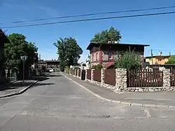 Street with old buildings