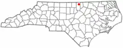 Location of Stovall, North Carolina