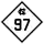 North Carolina Highway 97 marker