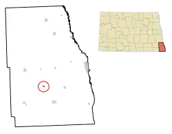 Location of Mantador, North Dakota