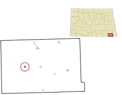 Location of Cogswell, North Dakota